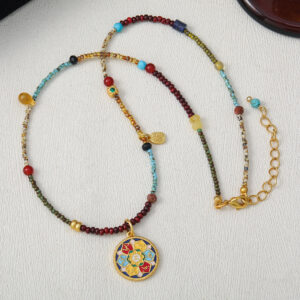 Om-Mani-Padme-Hum Necklace Purity Fortune