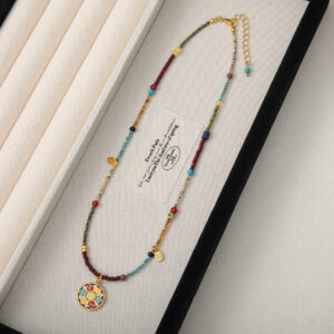 Om-Mani-Padme-Hum Necklace Purity Fortune