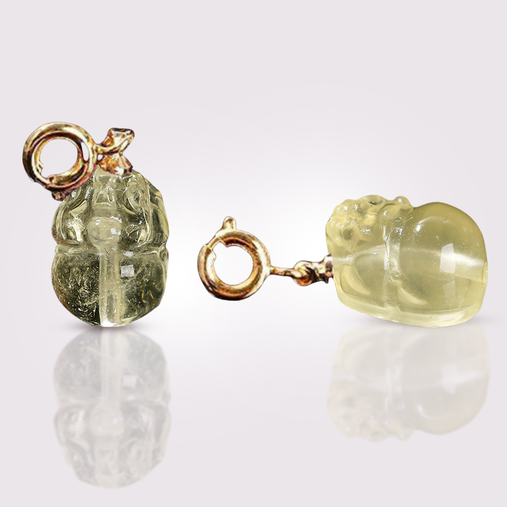 Pixiu-Citrine-Charm