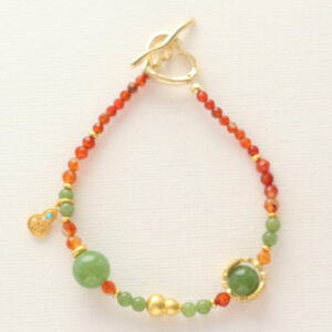 Red-Agate-and-Green-Chalcedony-Bead-Bracelet-Necklace