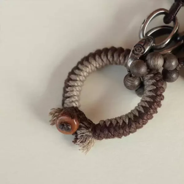 Agarwood-Inlaid-with-Silver-best-of-luck-Token-charm-holder