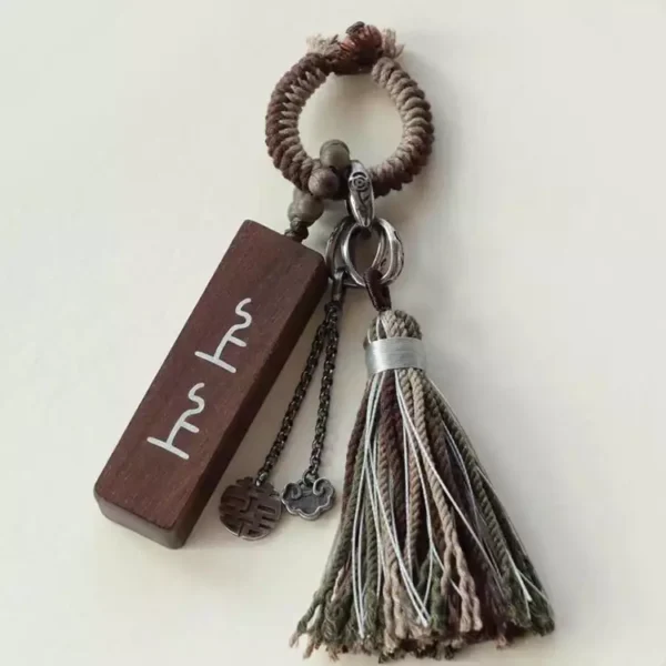 Agarwood-Inlaid-with-Silver-best-of-luck-Token-charm-holder