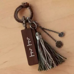 Agarwood-Inlaid-with-Silver-best-of-luck-Token-charm-holder