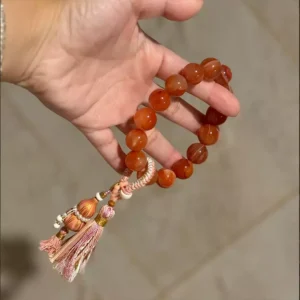 Gourd with Braided Tassel Charm Holder