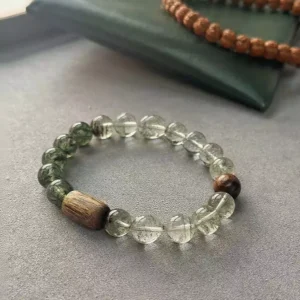 Green Fortune Agarwood Bracelet