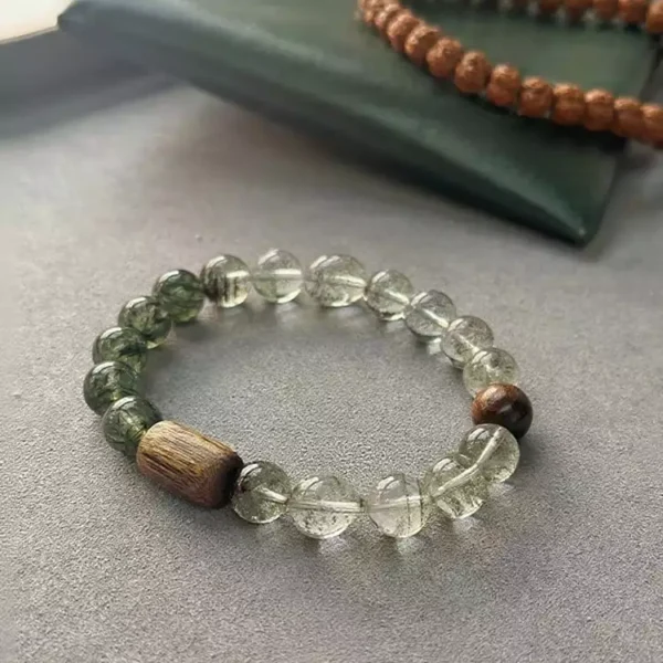 Green Fortune Agarwood Bracelet