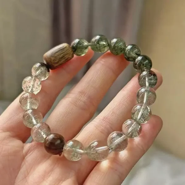 Green Fortune Agarwood Bracelet