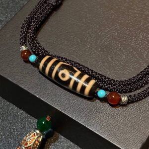 Tibetan dzi bead