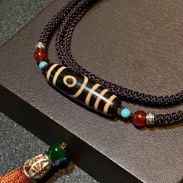 Tibetan dzi bead