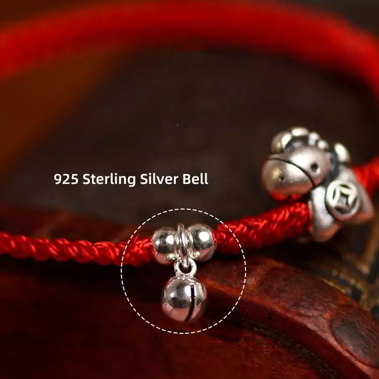 999-Fine-Silver-Zodiac-Red-String-Bracelet 999-Fine-Silver-Zodiac-Red-String-Bracelet