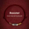 925 Sterling Silver Zodiac Red String Bracelet Year Of The Horse