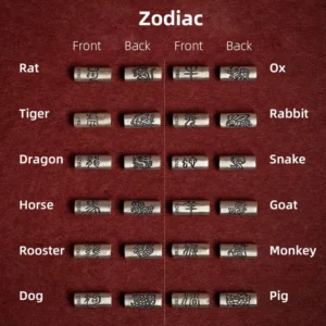 925 Sterling Silver Zodiac Red String Bracelet Year Of The Horse