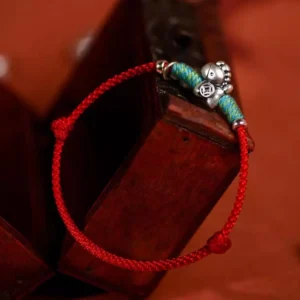 999 Fine Silver Horse Pendant Bracelet Year Of The Horse