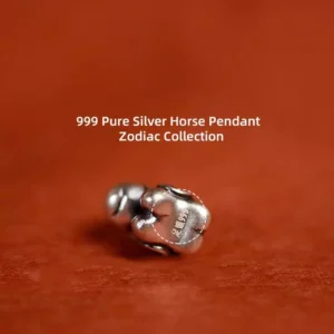 999 Fine Silver Horse Pendant Bracelet Year Of The Horse