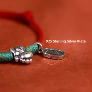 999 Fine Silver Horse Pendant Bracelet Year Of The Horse